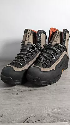 Simms Fishing G3 Guide Wading Boot Vibram Rubber Sole Size 10 • $130