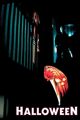 Halloween Movie Poster Luster Finish Michael Myers Jamie Lee Curtis #3 • $10.99