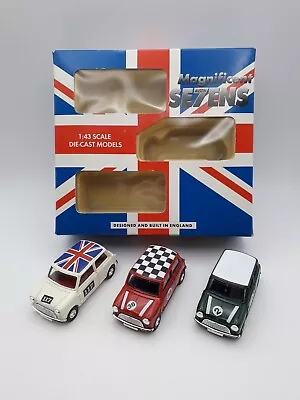 Lledo 1:43 Magnificent Austin Sevens Box Set Of 3 Diecast Racing Mini Models. • £14.90