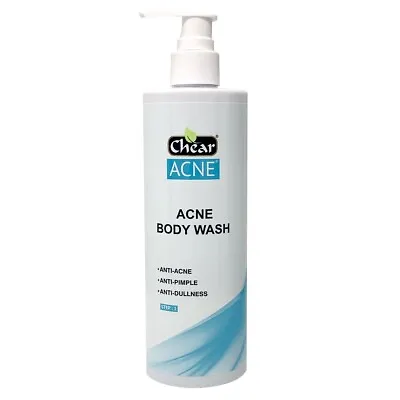 Chear Acne Body Wash Shower Gel 400ml Clear Spots Treatment Salicylic Acid UK • £12.95