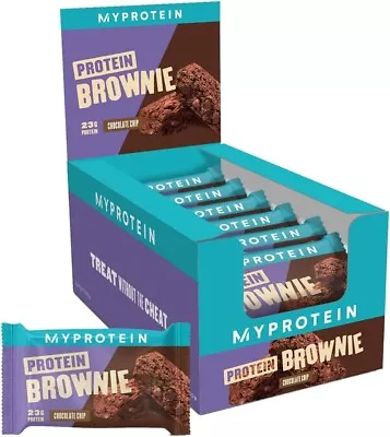 MyProtein Protein Chocolate Chip Brownie - 12 X 75g • £14.99