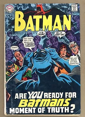 Batman 211 (FRG) Reveals Secret Identity! Frank Robbins 1969 DC Comics V929 • $10