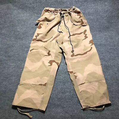 Military Trousers Extended Cold Weather Gore Tex Pants Mens L Desert Camouflage • $40.99
