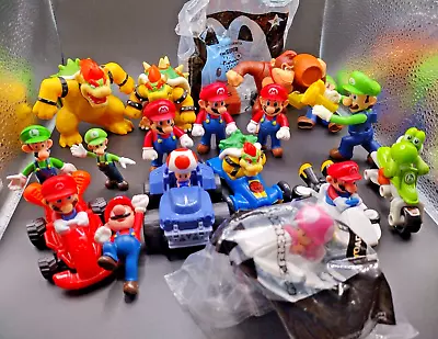 VTG Super Nintendo Toys/Plush Lot Mario Luigi Bowser DonkeyKong Yoshi Toad • $50