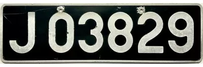 1950s US Forces In Iceland License Plate #J03829 No Reserve • $49.99