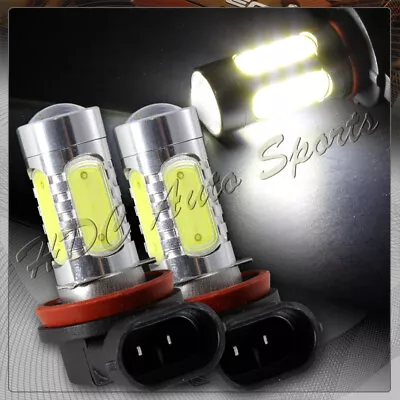 2 X CREE 6000K LED COB H8 H9 H11 16W Hi Power Daytime Fog Driving Lights Bulbs • $18.99