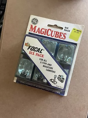 GE MagiCubes Focal Six Pack Vintage Camera Flash Bulbs • $30