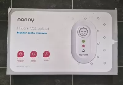 Nanny BM02 Baby Monitor BREATHING / MOVEMENT ALARM Large Sensor Pad SIDS Alert • £10