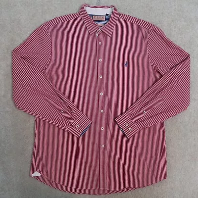 Thomas Pink Shirt Mens  Pink Long Sleeve  Slim Casual XXL Button Down • $18.50