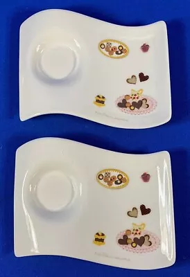 Villeroy & Boch New Wave Caffe Cookies Plate Set Of 2 • $17.99