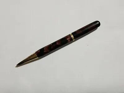 Moore Pen Co. Yellow & Black Marble With Gold Trim Mechanical Pencil 1.1mm 1930s • $21.95