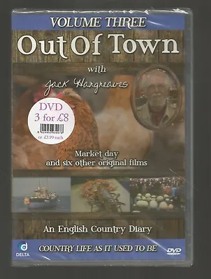 OUT OF TOWN - VOLUME 3 - Sealed/new DVD - Jack Hargreaves COUNTRY LIFE AS IT WAS • £5.99