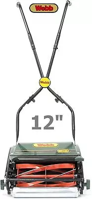 £114.95 • Buy New Webb Rear Roller Push Cylinder Mower WEH12R 5060012808792 Hand Mowers