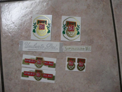 stickers adesivi per bici da corsa vintage columbus SL 3 pezzi rossi