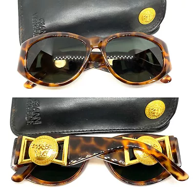  Gianni Versace Mod.424 Col.869 OD Vintage Sunglasses Medusa Stone 30212 • $270