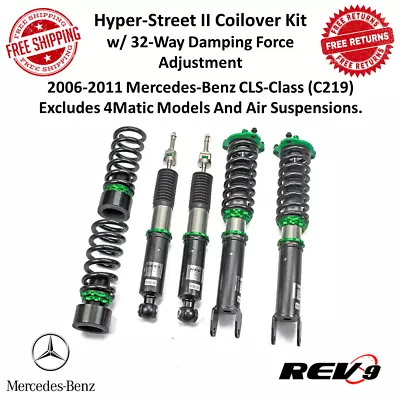 REV9 Hyper-Street II Coilover Suspension Kit For 06-11 Mercedes CLS-Class (C219) • $550