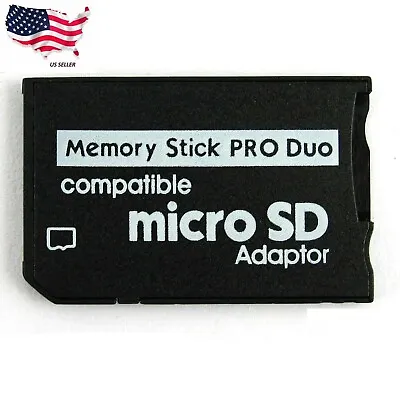 For Sony And PSP Series Micro SD SDHC TF To Memory Stick MS Pro Duo PSP Adapter • $2.99
