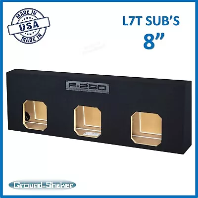 8  Triple L7T Sealed Shallow / Slim Sub Box Subwoofer Enclosure Ground Shaker 8  • $280