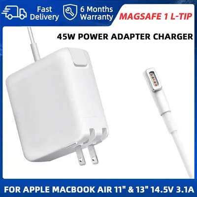 45W MagSafe 1 Power Adapter Charger For Apple MacBook Air 11  13  A1304 L-Tip • $10.99