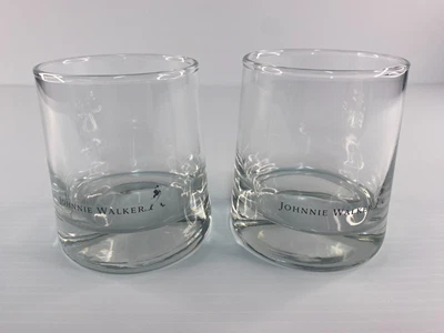$26.99 • Buy 2 X Johnnie Walker Glasses - VGC - Fast Postage !!