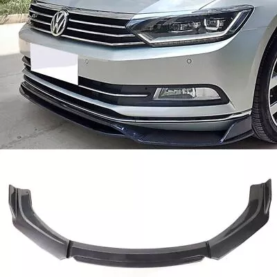 Carbon Look Front Bumper Lip Splitter Fits For VW Golf MK5 MK6 MK7 MK7.5 GTI • $51.66