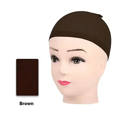 Pack Of 2 Wig Cap Breathable Stretchable Stretch Stocking Wig Caps In 5 Colours • £1.99