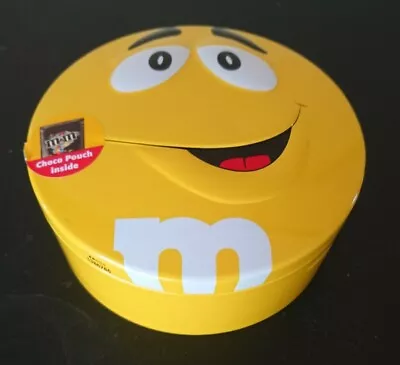 Collectable M&M's Character 2019 Yellow Round Tin M&M  • $11.50