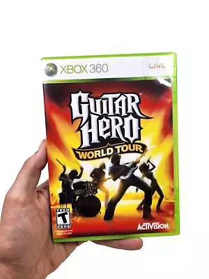 Guitar Hero: World Tour (Xbox 360 2010) Complete W/Manual Used Condition Tested • $15