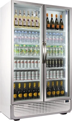 £900 • Buy Husky C10 PRO Double Door Chiller Display Shop Commercial Fridge VGC RRP £1600