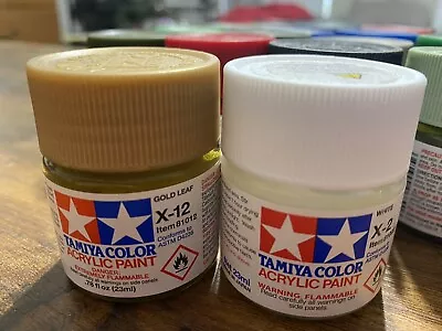 Tamiya Acrylic Paint 23ml Lot Of 22 Some Used Some New. • $55