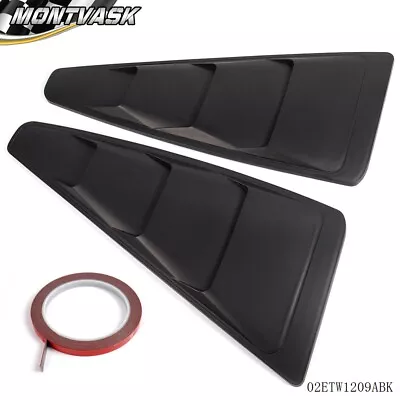 Fit For 2005-2014 Ford Mustang GT 1/4 Quarter Side Window Louver Cover 2Pcs • $20