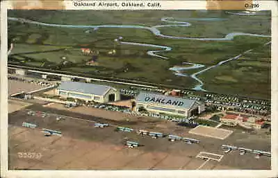 Oakland California CA Oakland Airport Vintage Postcard • $8.41