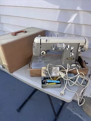 Vintage Rare Pfaff 139 Sewing Machine Heavy Duty Made By Gritzner Keyser 50s • $189.97