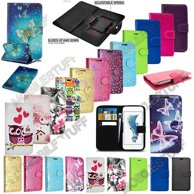 £4.49 • Buy Universal Leather Wallet Case Cover Book -For Alcatel 1 5033X Smart Mobile Phone