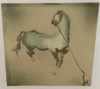 Vintage Kaiko Moti “Horse” Original Lithograph Print Listed Indian Artist MCM • $74.99