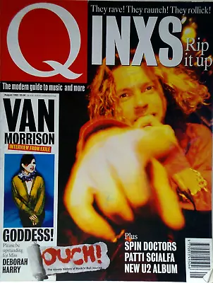 Q MAGAZINE 83 INXS Rolling Stones PJ HARVEY George Best DEBBIE HARRY August 1993 • £4.50