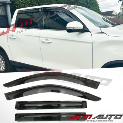 Premium Weather Shield Weathershield Window Visor To Suit SsangYong Musso 2018+ • $68.99