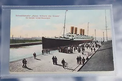 North German Lloyd Ss Kaiser Wilhelm Der Grosse Company Issue Postcard • $37.30