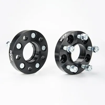 1.0'' 5x4.5 Hubcentric Black Wheel Spacers For Mustang GT500 Shelby Cobra GT 2pc • $41.99