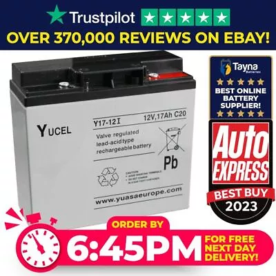 Yuasa Yucel Y17-12i VRLA/AGM Battery • £58.61