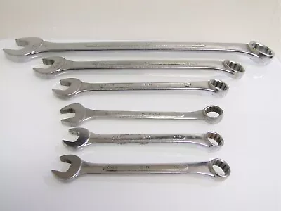 Vintage S-K SK WAYNE OPEN & 12-POINT BOX END WRENCH SET 1 1/4  - 9/16  C-40 C-30 • $39.95