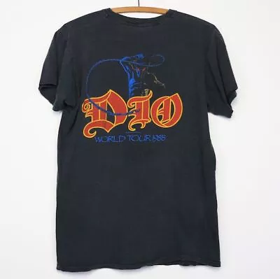 Vintage 1984 Dio Last In Line World Tour Shirt Rock Bands Shirt Unisex Tee • $53.63