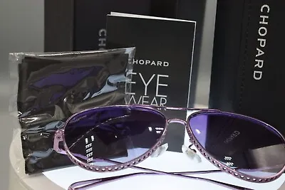 £175 • Buy Chopard SCHC86 4GAX TITANIUM VIOLET Ladies Sunglasses 