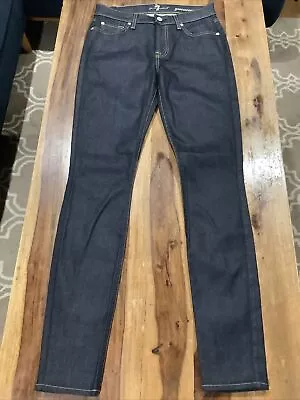 7 For All Mankind Gwenevere Mid-Rise Ankle Denim Skinny Jeans Women's 27x30  • $28