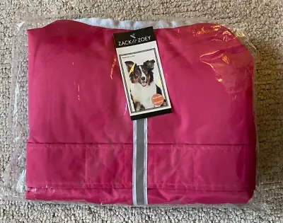 $13 • Buy Blanket Nor'Easter Dog Coat - LARGE - Pink Revers - Reflective - Zack & Zoey