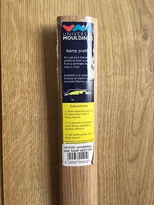 Laminate Floor Reducer  Trim  Sherwood Oak 1000mm • £5