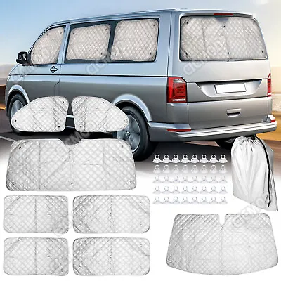 Windscreen Cover Internal Thermal Window Tailgate Blinds Sunshade For VW T5 T6 • £24.99