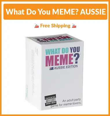 $59.45 • Buy What Do You Meme? Aussie Edition | Card Game WDYM105  | FREE SHIPPING | NEW AU