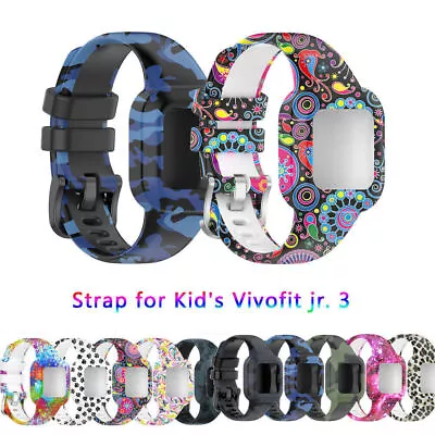 For Garmin Vivofit JR 3 Kids Silicone Rubber Strap Band Watch Replacement Sport • $12.57