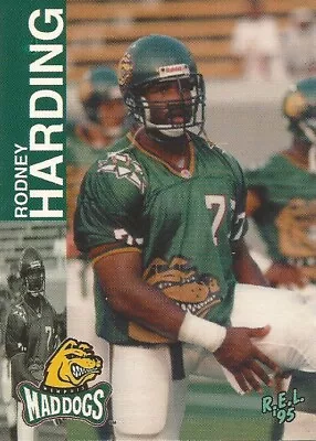 1995 Rel Cfl Rodney Harding Memphis Mad Dogs #77 (oklahoma State) • $2.91
